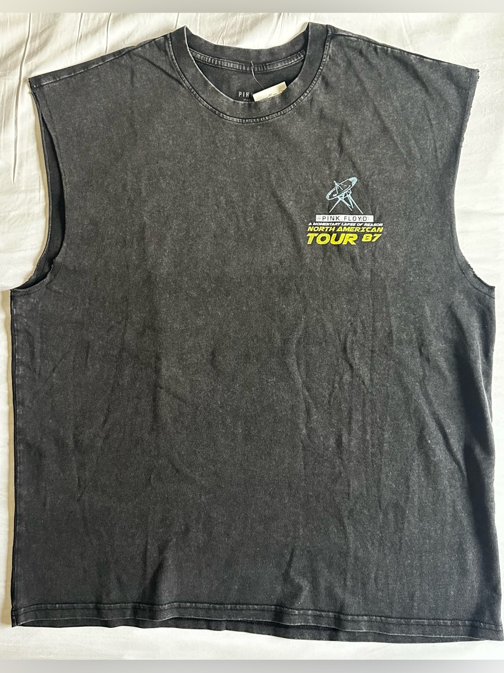 Pink Floyd XL North American Tour ’87 Sleeveless Tee NWT